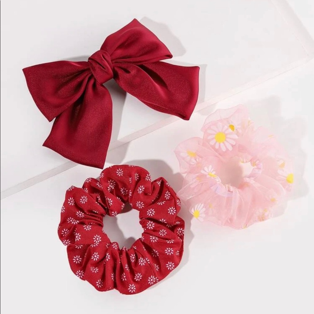 Hair Bow Accessory 3 piece